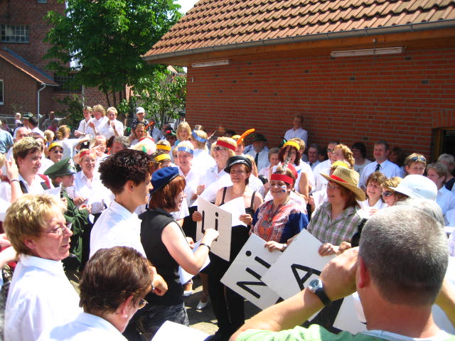 Ausgelassene Stimmung beim Kaiserschützenfest 2007